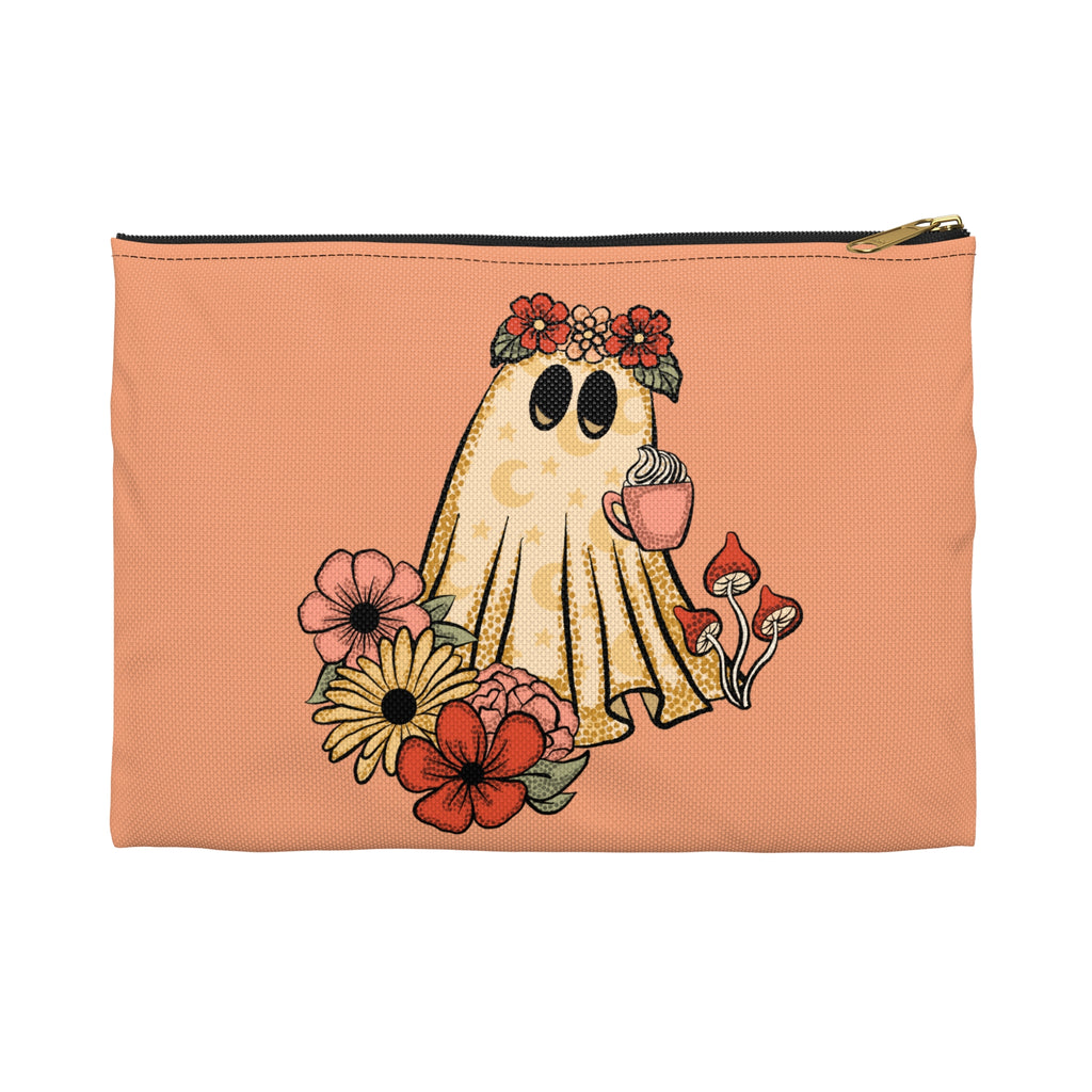 Pumpkin Spice Afterlife Ghost Accessory Pouch