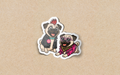Punk Pugs Vinyl Sticker